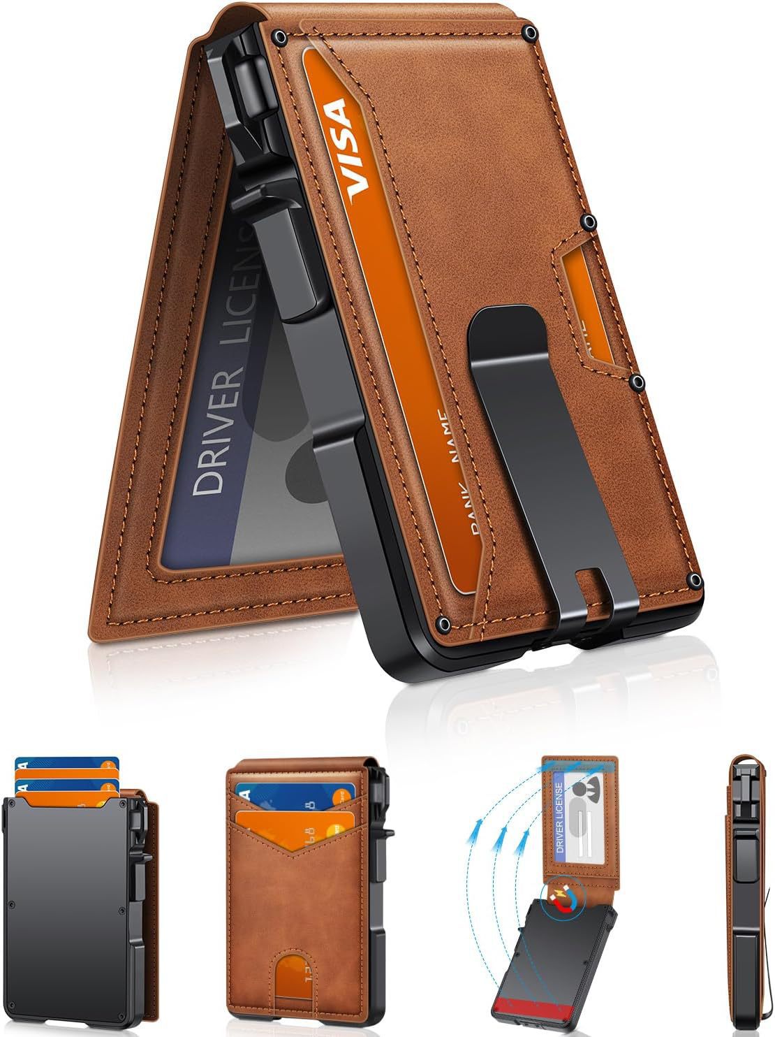 Cartera Minimalista RFID para Proteger tus Tarjetas