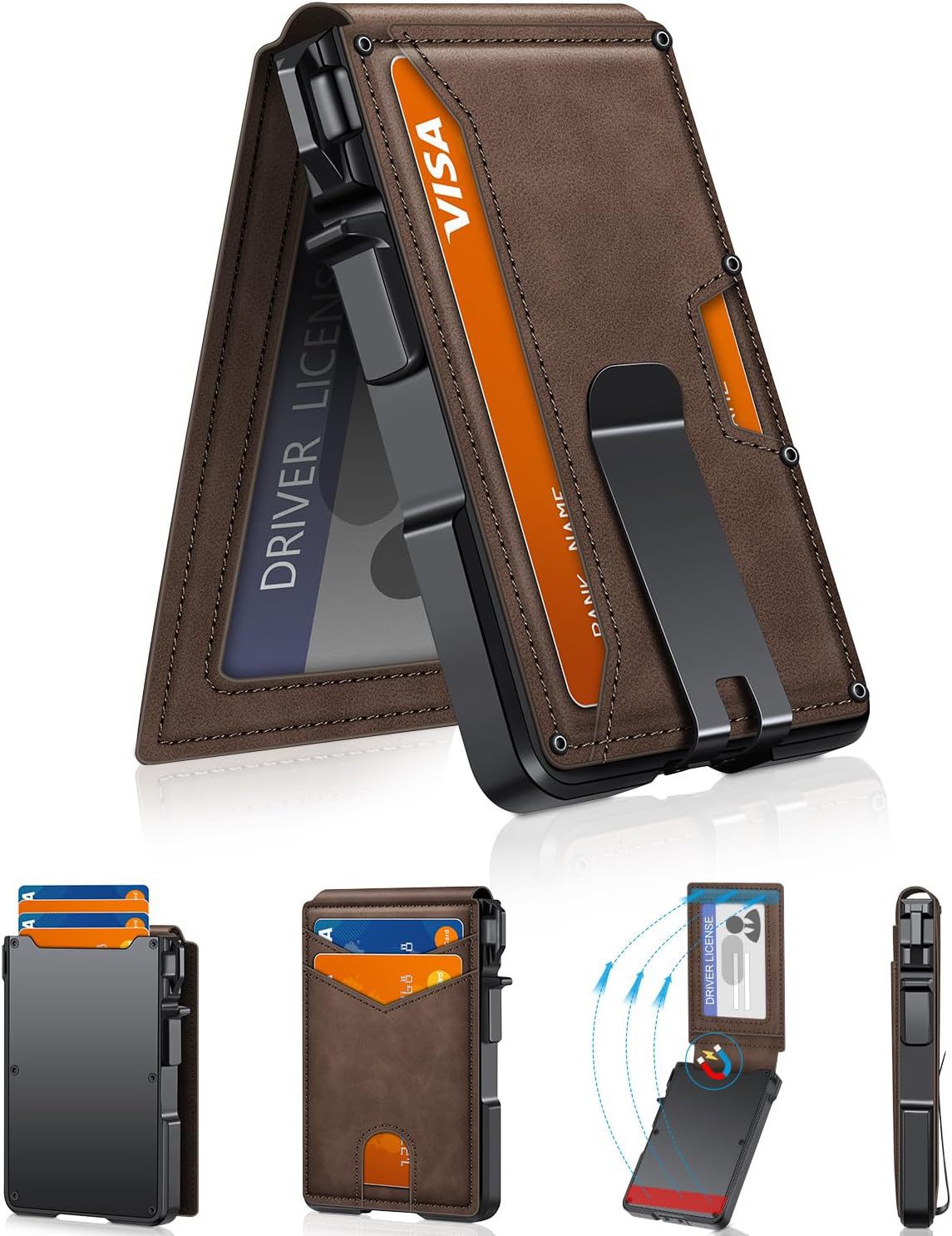 Cartera Minimalista RFID para Proteger tus Tarjetas
