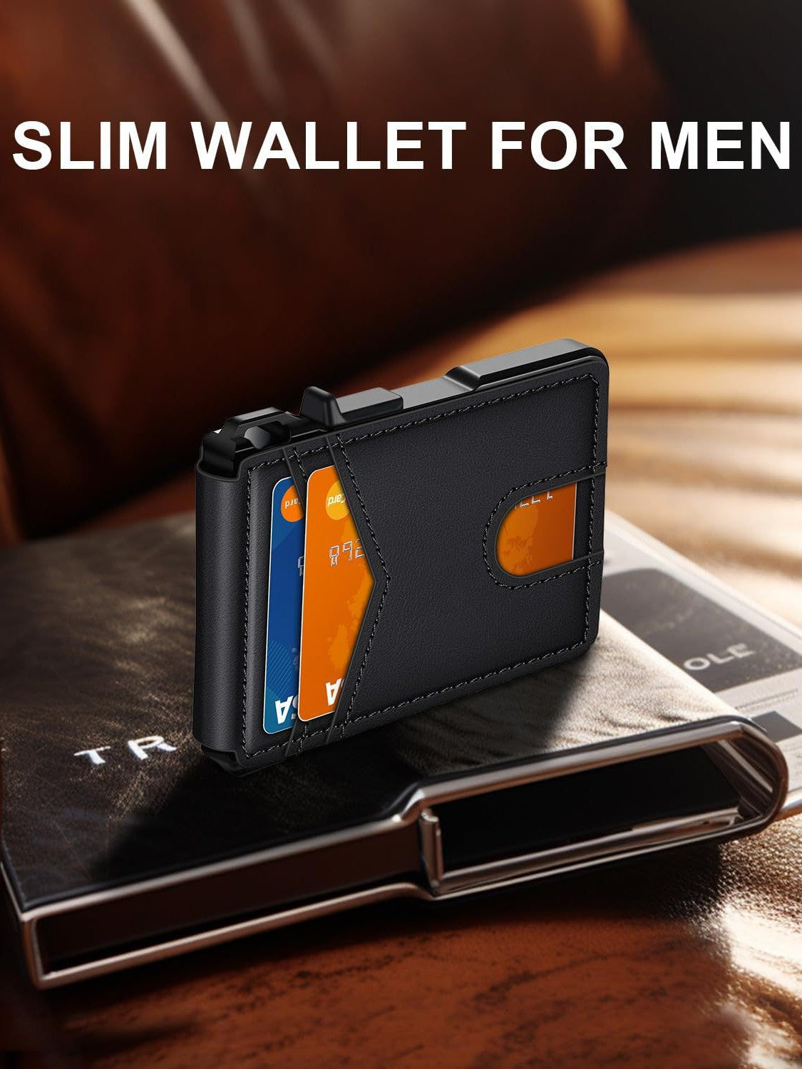 Cartera Minimalista RFID para Proteger tus Tarjetas