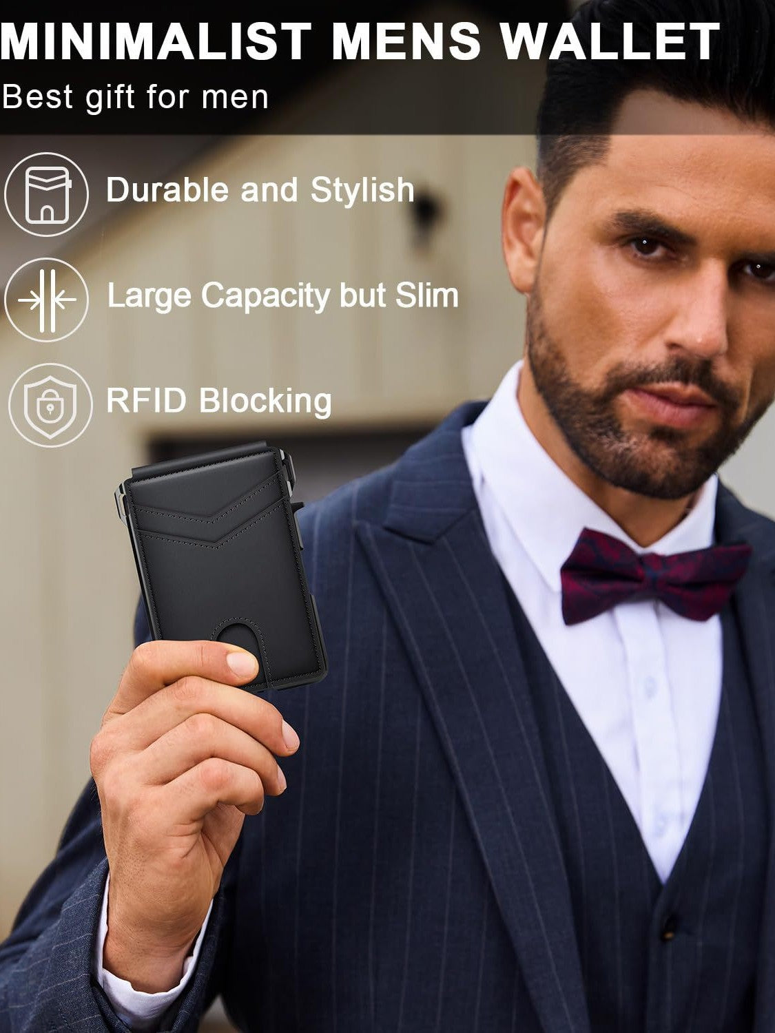 Cartera Minimalista RFID para Proteger tus Tarjetas